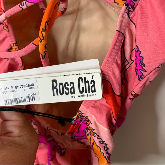 NWT Rosa Chá Brazilian One-Piece Horse Print Swimsuit - Picture 13 of 15